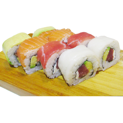 Crazy salmón roll